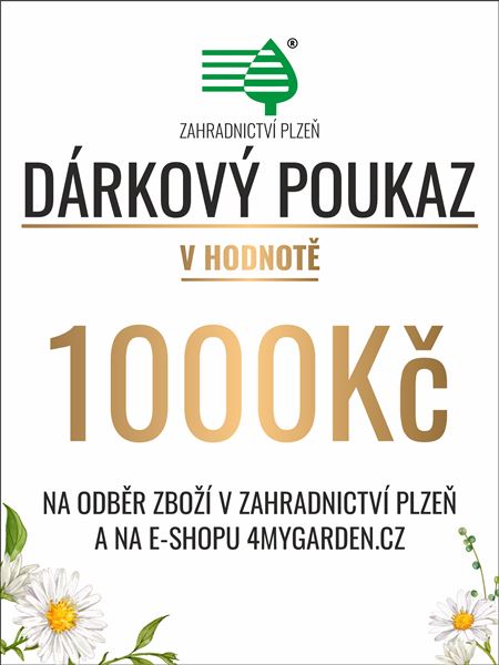 Dárkový poukaz elektronický 1000 Kč