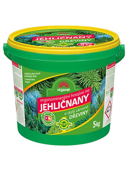 Hnojivo Jehličnany a okrasné dřeviny (Forestina) KBELÍK 5 kg