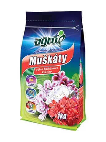 Hnojivo Muškáty (AgroCS) 1 kg