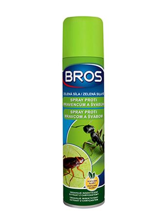 Sprej proti mravencům a švábům Zelená síla (Bros) SPRAY 300 ml