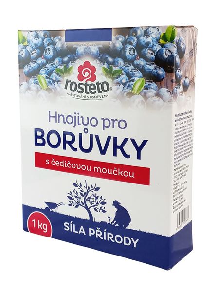 Hnojivo s čedičovou moučkou - borůvky (Rosteto) 1 kg