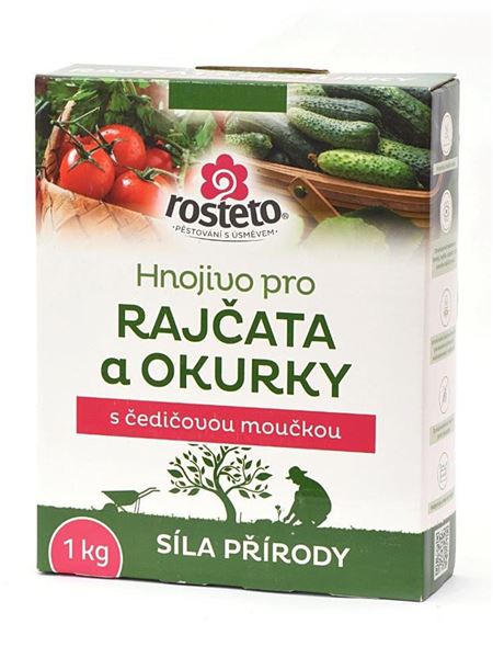 Hnojivo s čedičovou moučkou - rajčata a okurky (Rosteto) 1 kg