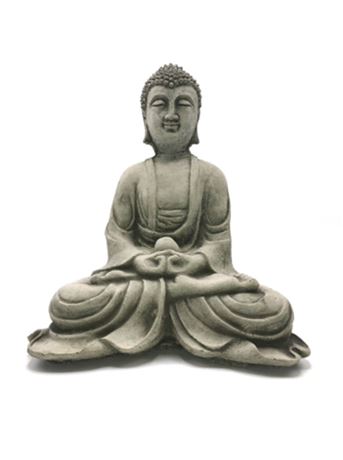 Figurka 104 Buddha s koulí beton 30 cm