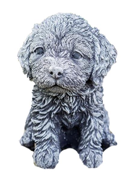 Figurka 309 Štěně Cockapoo beton 14 cm