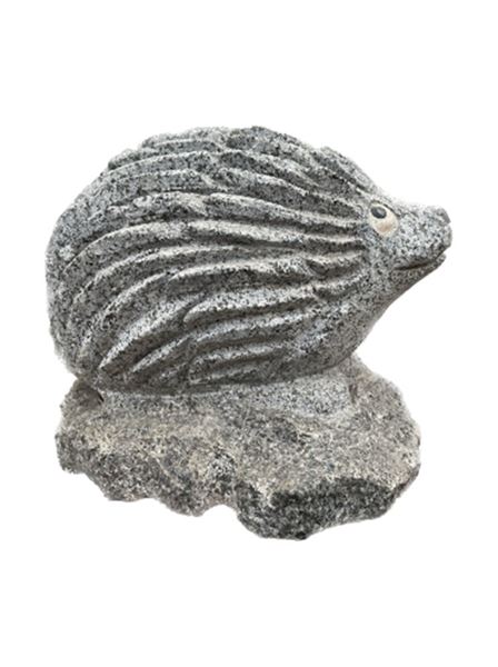 Figurka Ježek šedá žula 15 cm