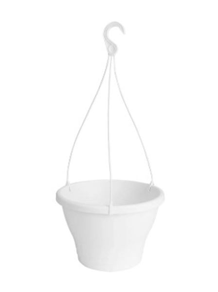 Květináč CORSICA Hanging Basket bílá 30 cm