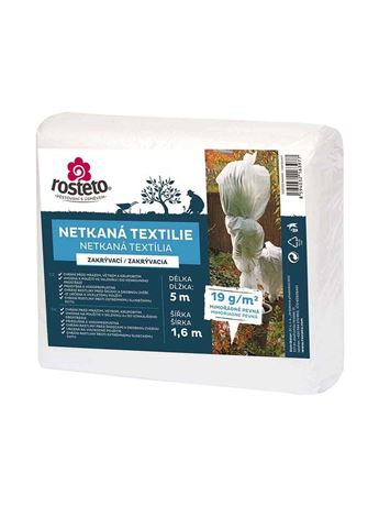 Textílie netkaná 19gr bílá (Rosteto Neotex)  1,6 x 5 m